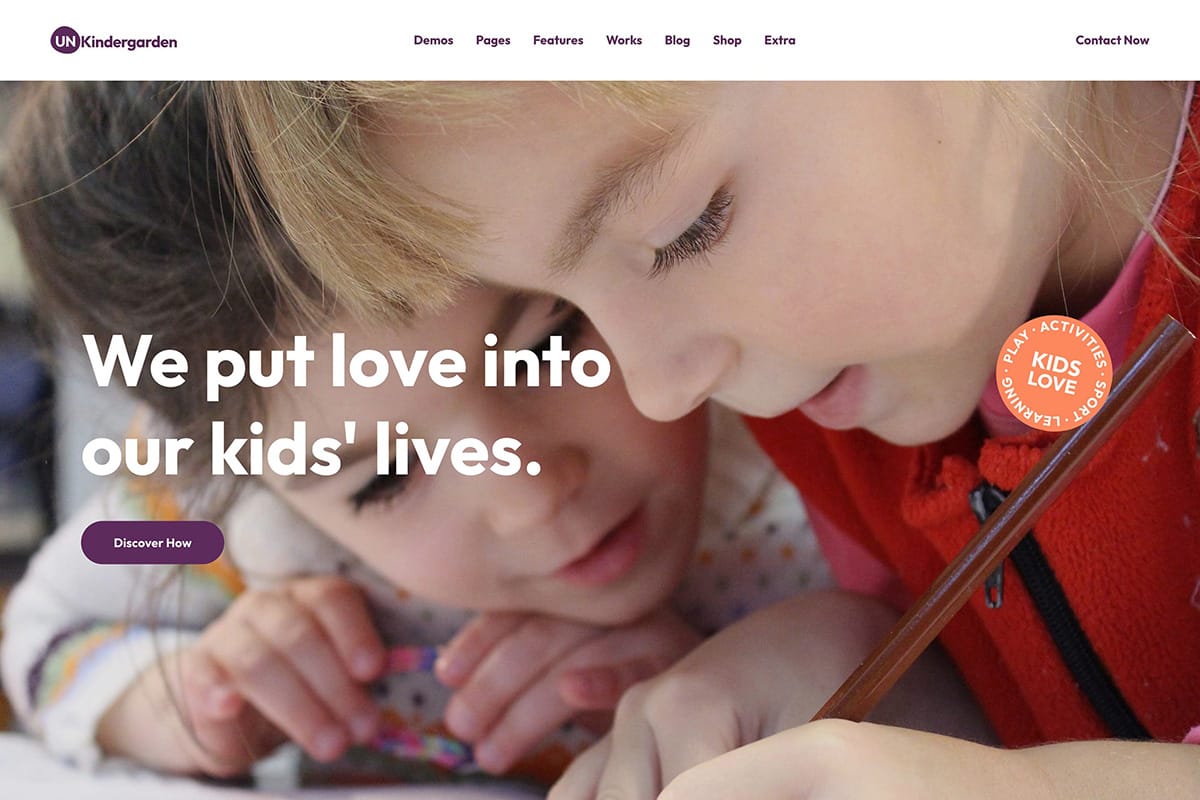 Kids Education WordPress Theme